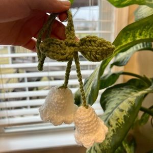 Hand Made Crochet Flower Car Hanger